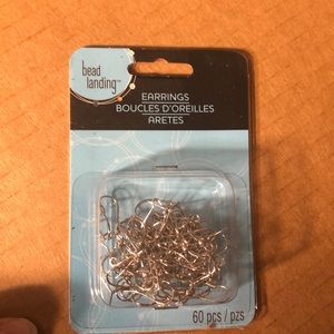 Box of hooks/earrings to make jewelry with